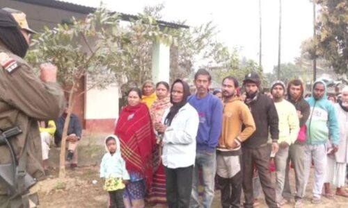 त्रिपुरा में कड़ी सुरक्षा के बीच मतदान जारी, 55 सीटों पर भाजपा की साख का सवाल