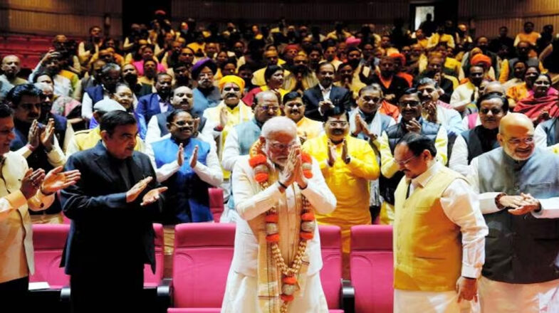 तीन राज्यों में भाजपा की जीत, कार्यकर्ताओं की सामूहिक जीत: मोदी