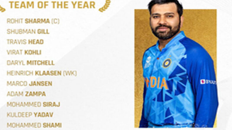 रोहित बने आईसीसी वनडे टीम ऑफ द ईयर के कप्तान