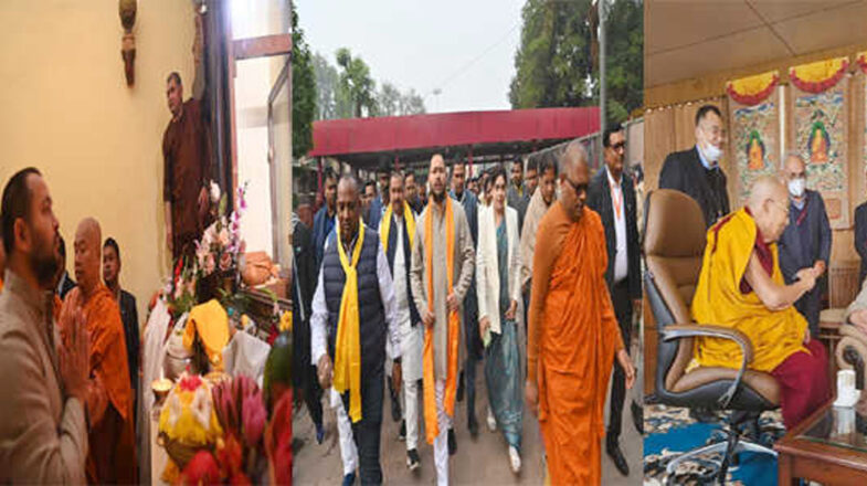 तेजस्वी यादव ने महाबोधि मंदिर में विशेष पूजा अर्चना की