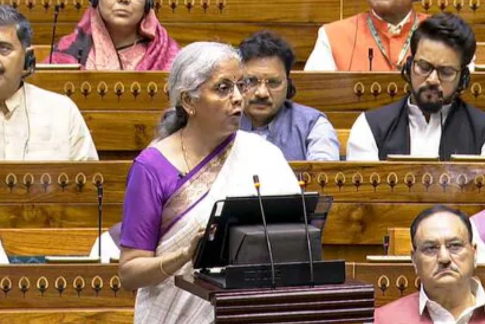 Finance Minister Nirmala Sitharaman