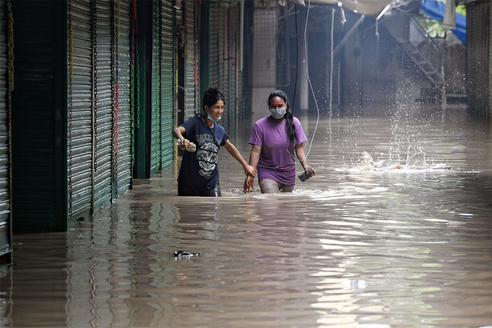 बीहड़ (भारत) में बारिश!