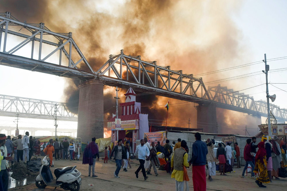 Maha Kumbh Fire